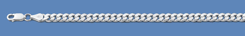 Silver Italian Round Curb Chain 150