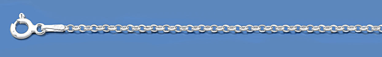 Silver Italian Chain - Round Flat Rolo