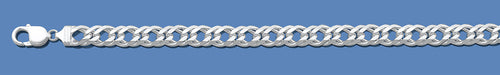 Silver Italian Rombo Chain 100