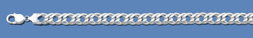 Silver Italian Rombo Chain 120