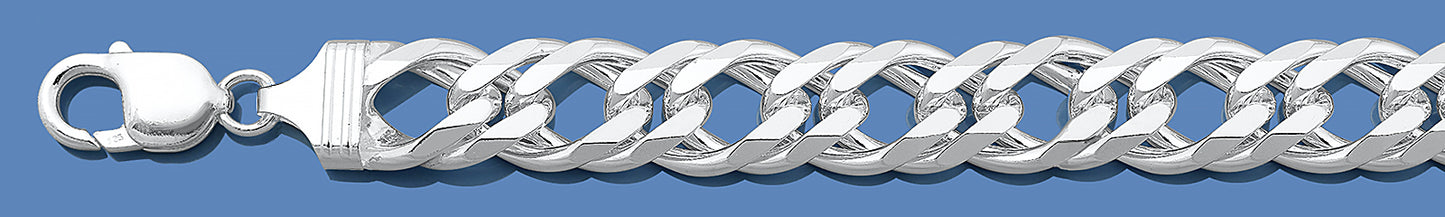 Silver Italian Chain - Rombo 300