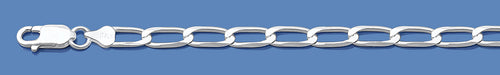 Silver Italian Long Curb Chain 150