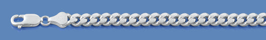 Silver Italian Chain - Round Curb 180