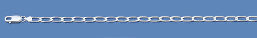 Silver Italian Long Curb Chain 080