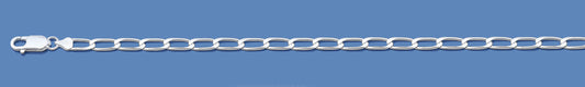 Silver Italian Chain - Long Curb 080