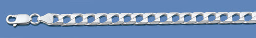 Silver Italian Square Curb Chain 220