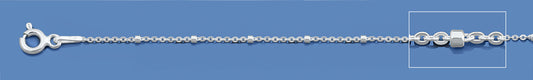 Silver Chain with Diamond Cut Beads