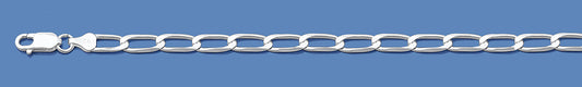 Silver Italian Chain - Long Curb 120