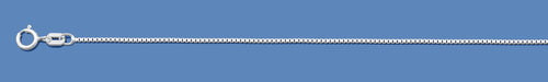 Silver Italian Diamond Cut Box Chain  012