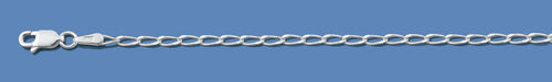 Silver Italian Long Curb Chain 060