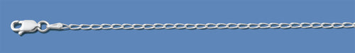 Silver Italian Long Curb Chain 050