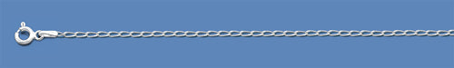 Silver Italian Long Curb Chain 040