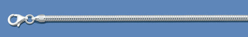 Silver italian Flex Snake Chain 300 - 3 mm