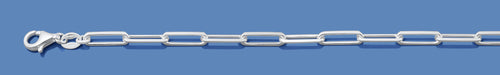 Silver Italian Staple Chain 100