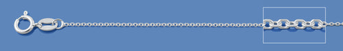 Silver Italian Cable Chain 025