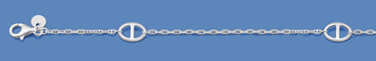 Silver Marina Chain with Connector Stations