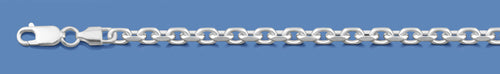Silver Italian Flat Edge Cable Chain 150