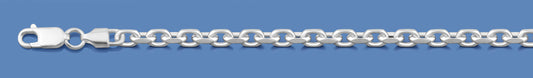 Silver Italian Flat Edge Cable Chain 150
