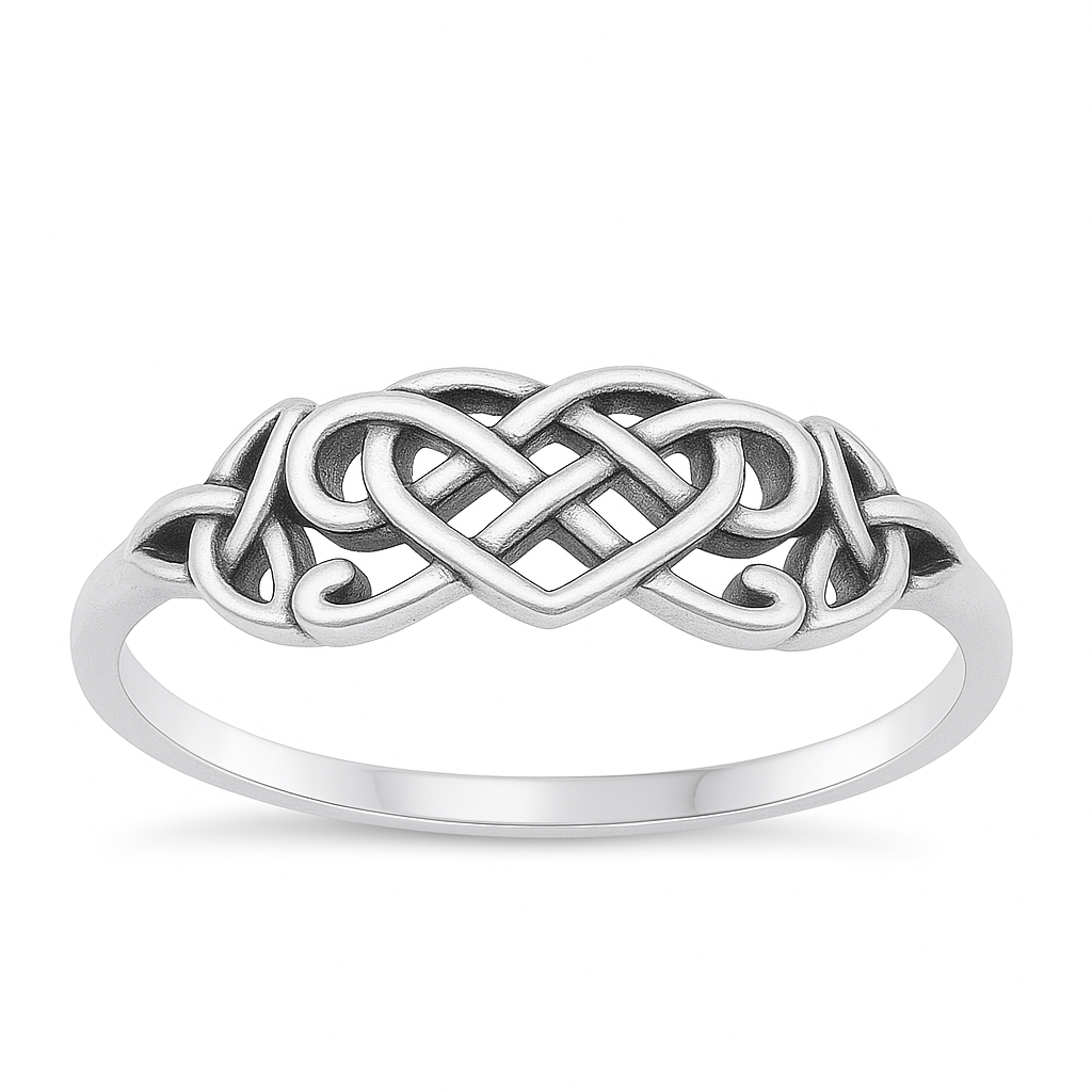 Silver Ring - Celtic Heart