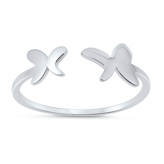 Silver Ring - Butterfly