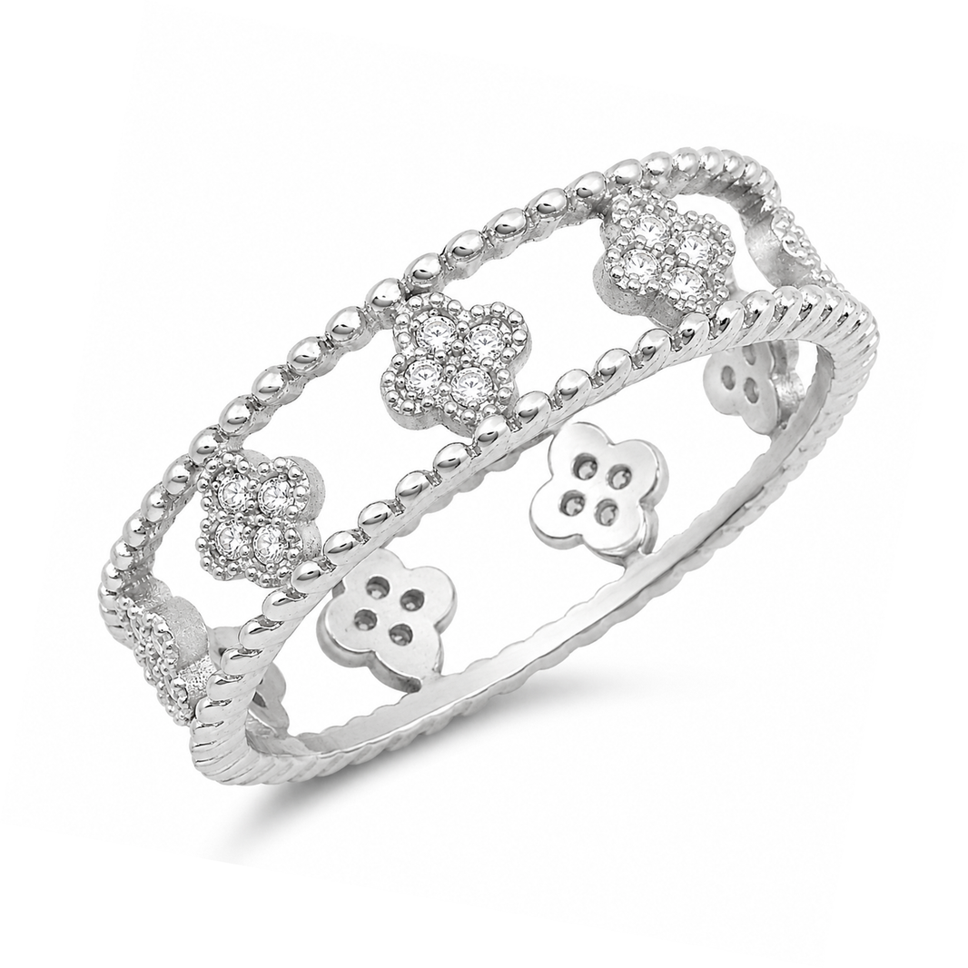Silver CZ Ring