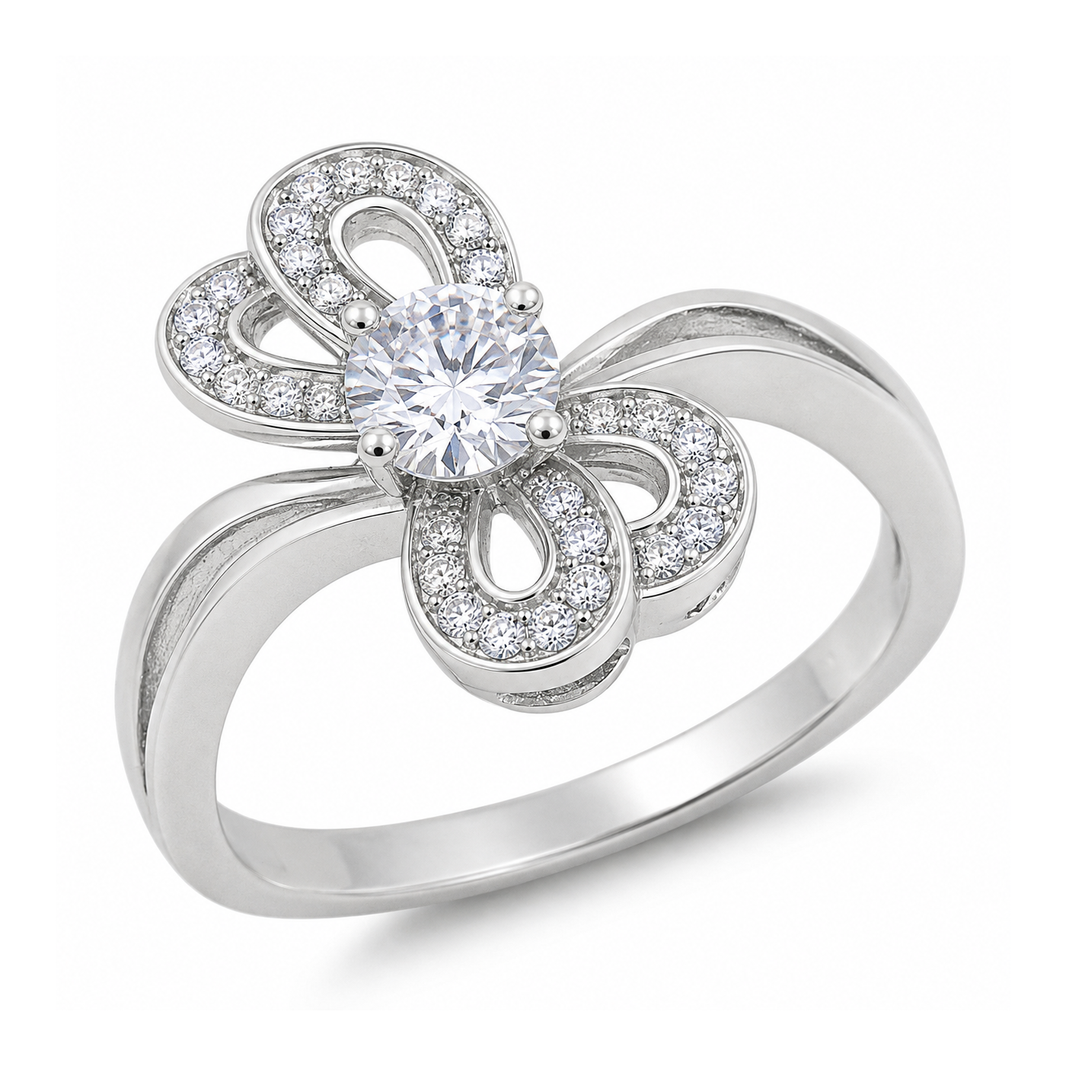 Silver CZ Ring