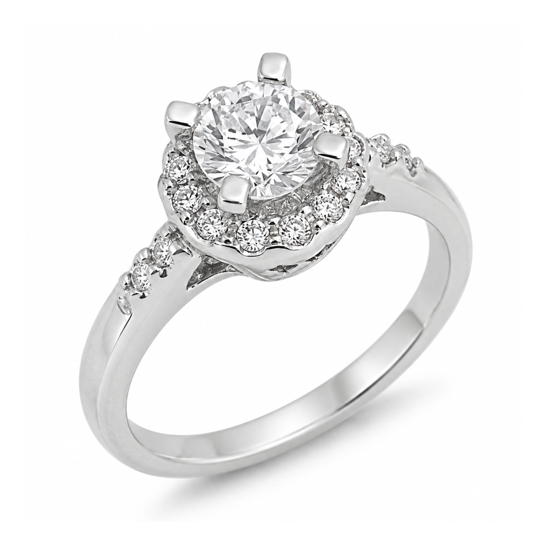 Silver CZ Ring