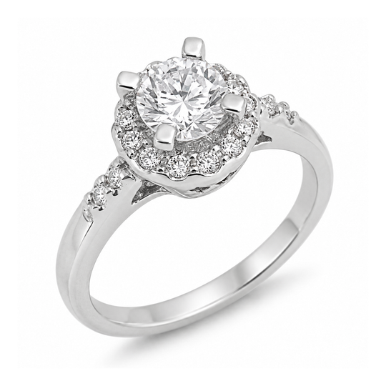 Silver CZ Ring