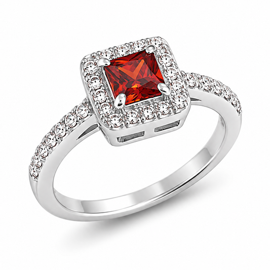 Silver CZ Ring