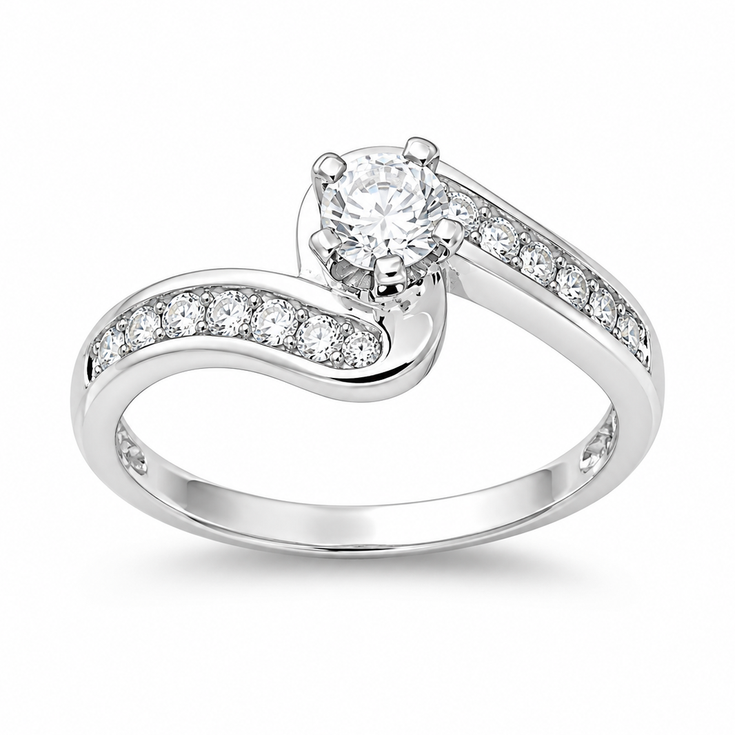 Silver CZ Ring
