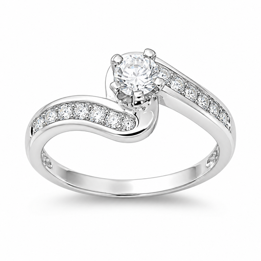 Silver CZ Ring