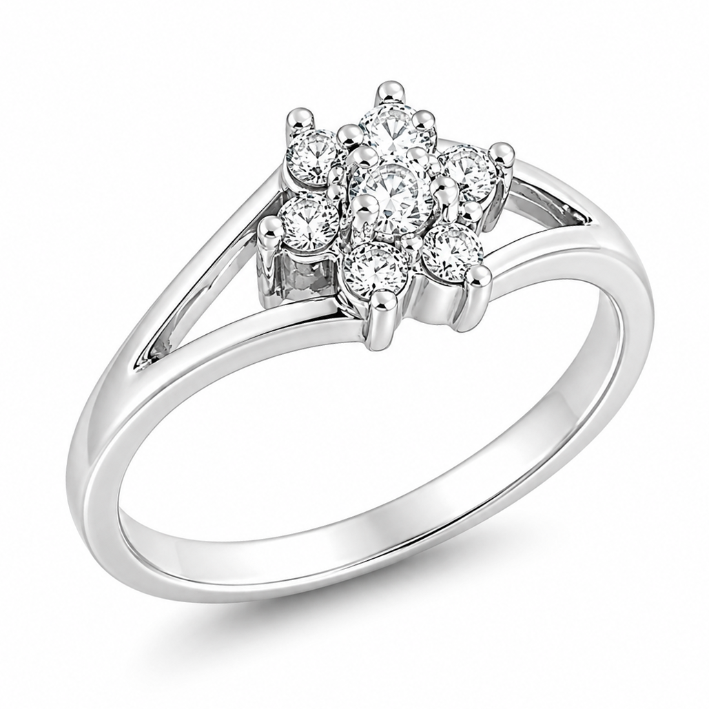 Silver CZ Ring