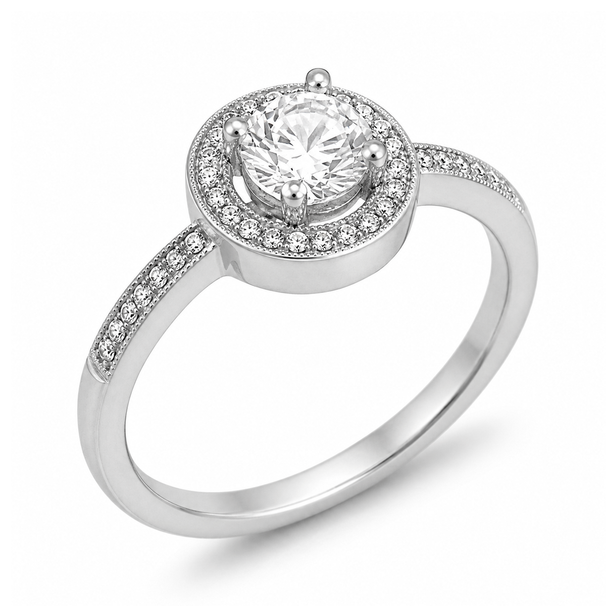 Silver CZ Ring