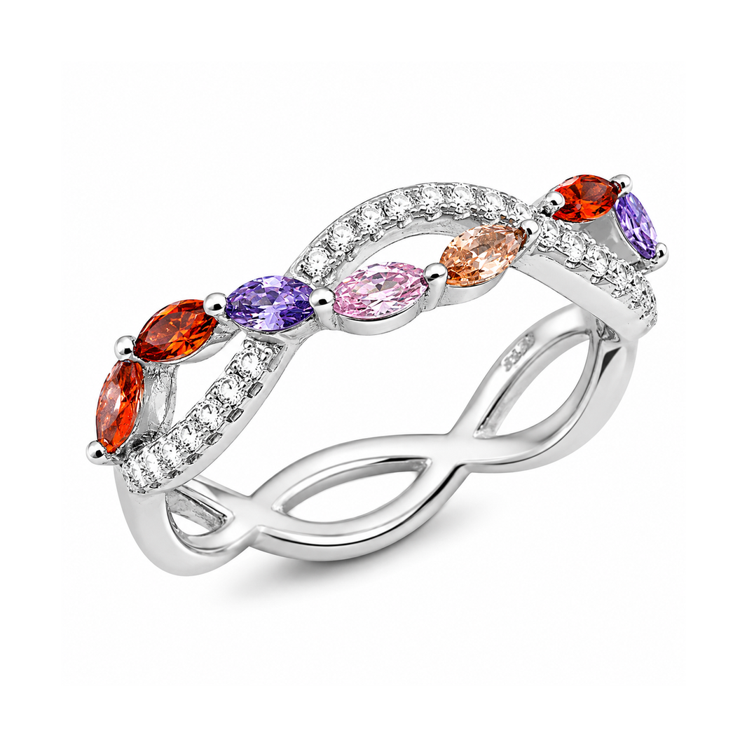 Silver Ring W/ CZ