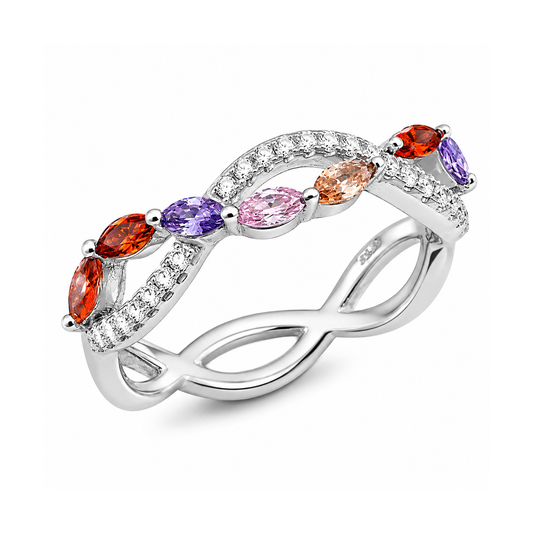 Silver Ring W/ CZ