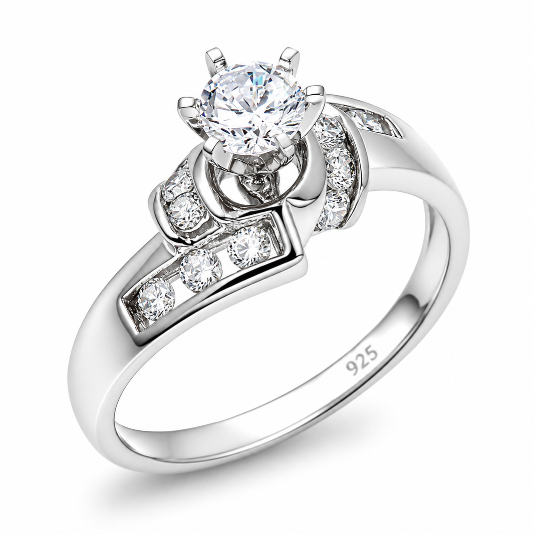 Silver CZ Ring