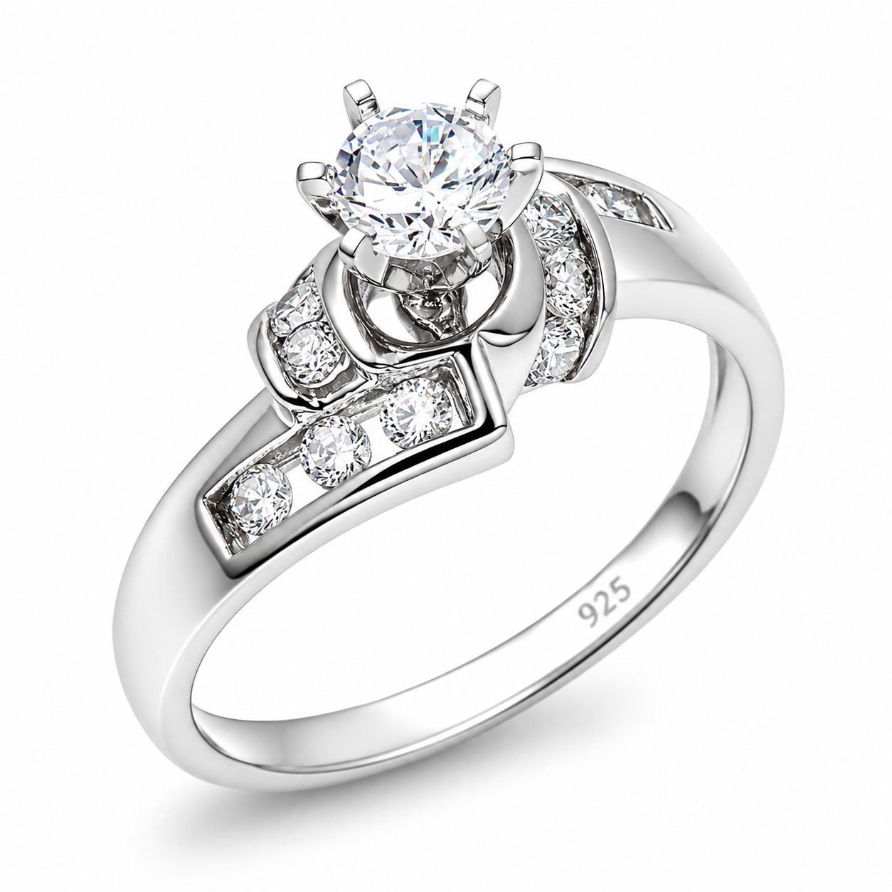 Silver CZ Ring