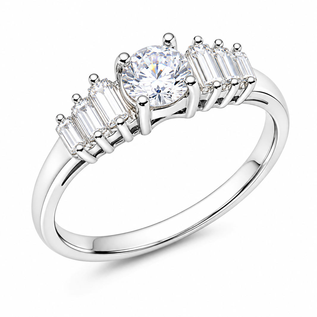 Silver CZ Ring