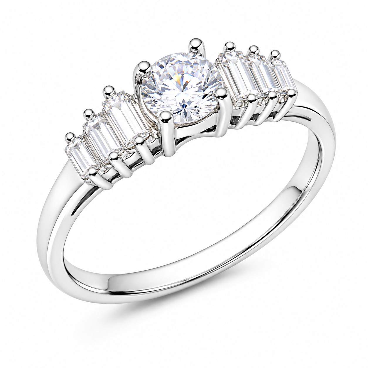 Silver CZ Ring