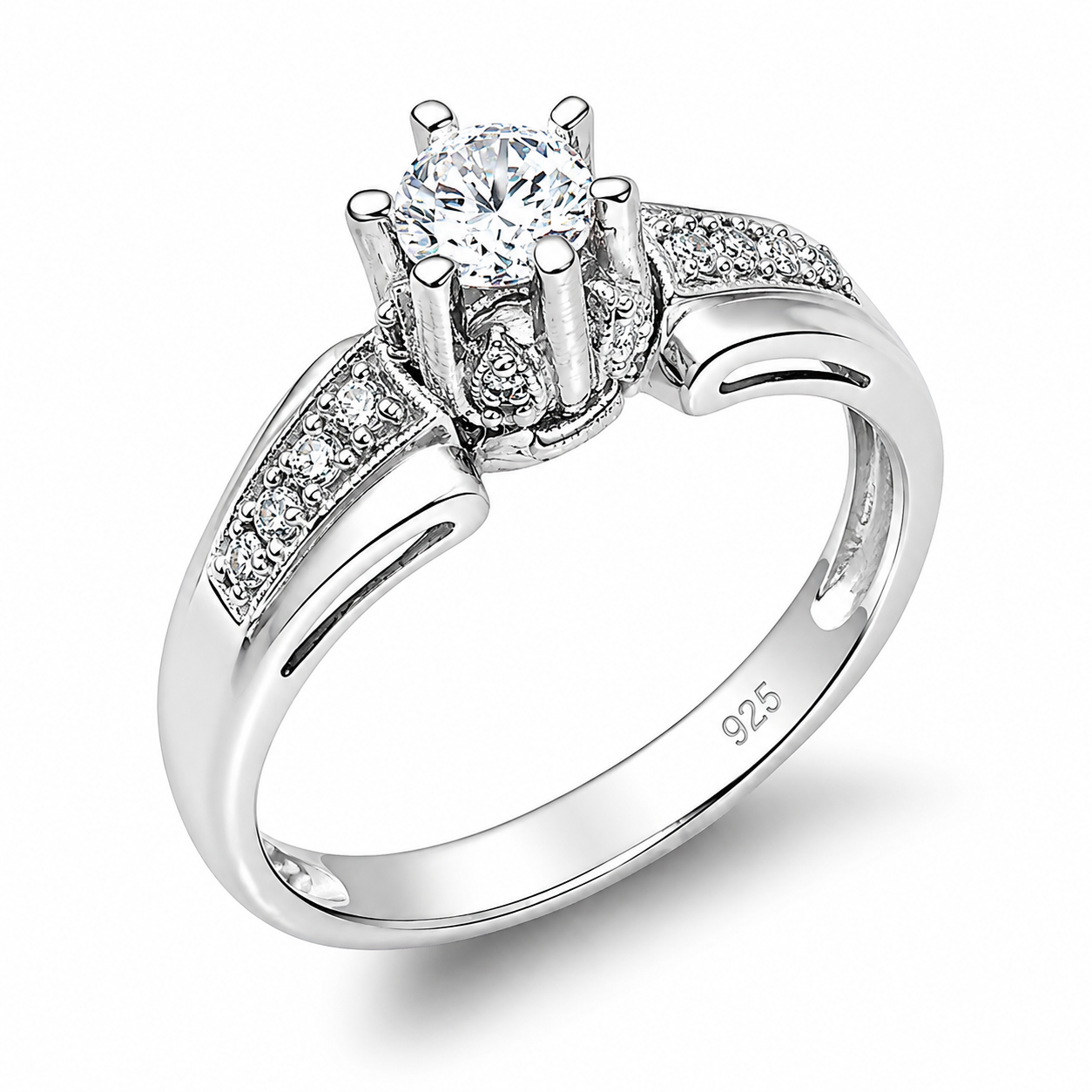 Silver CZ Ring