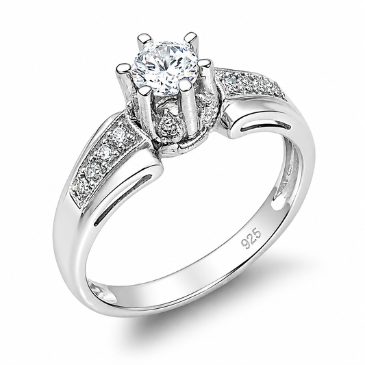 Silver CZ Ring