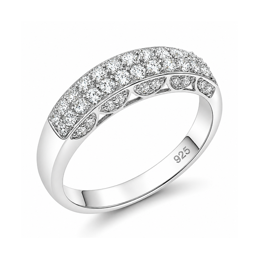 Silver CZ Ring