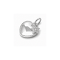 Silver Pendant W/ CZ - Heart & Star
