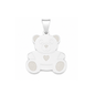 Silver Pendant - Teddy Bear
