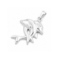 Silver Pendant - Twin Dolphins