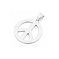 Silver Pendant - Peace Sign