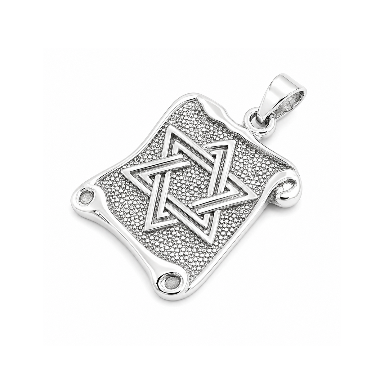 Silver Pendant - Star of David