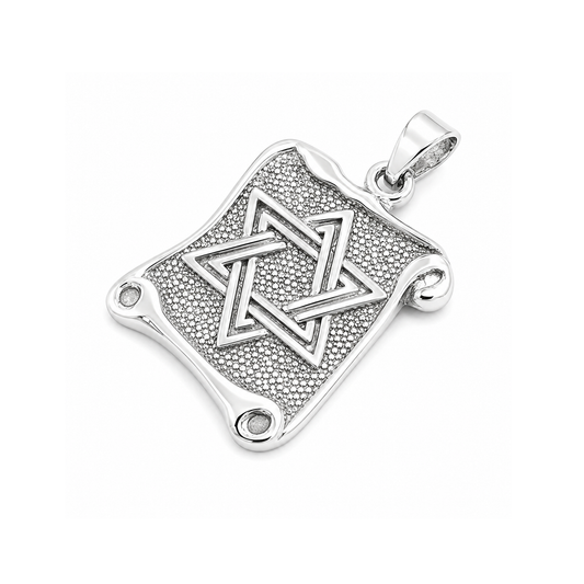 Silver Pendant - Star of David