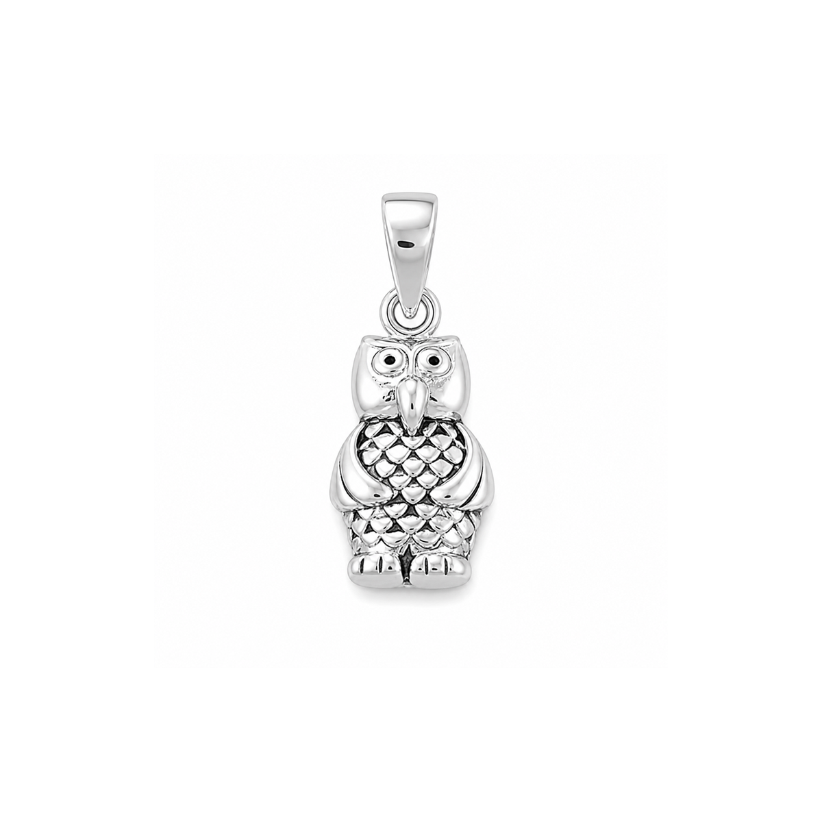 Silver Pendant - Owl