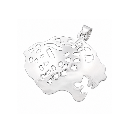 Silver Pendant - Cheetah